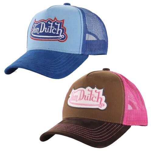 Von Dutch Originals Trucker Cap ROCKFORD - Cotton Twill Suede