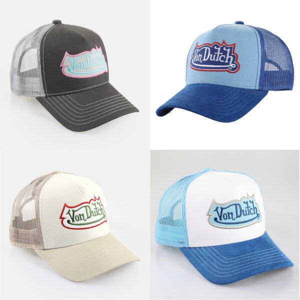 Von Dutch Originals Trucker Cap ROCKFORD - Cotton Twill Suede