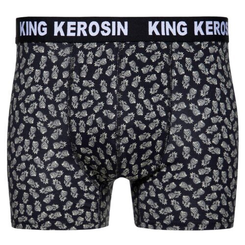 King Kerosin Herren Boxershorts Ananas Black XXL