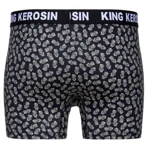 King Kerosin Herren Boxershorts Ananas Black XXL