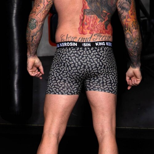 King Kerosin Herren Boxershorts Ananas Black XXL