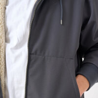 Cleptomanicx Winter H. Jacket "Workist" Blue Graphite M