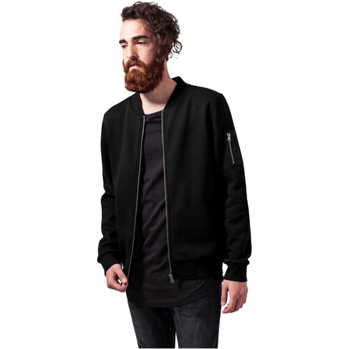 Urban Classics Sweat Bomber Jacket black XXL