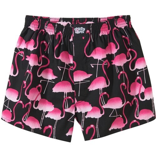 Lousy Livin Boxershorts Flamingos Black XS