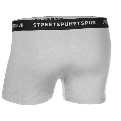 2er Pack Streetspun Boxershorts black/grey
