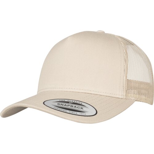 Yupoong 5-Panel Retro Trucker Cap khaki