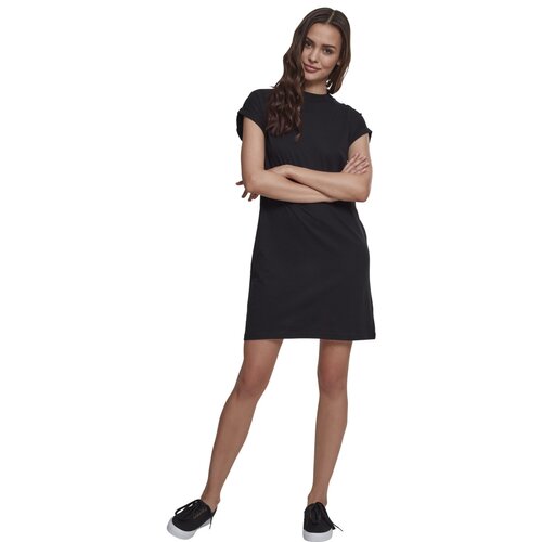 Urban Classics Ladies Turtle Extended Shoulder Dress black S