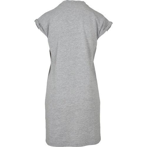 Urban Classics Ladies Turtle Extended Shoulder Dress grey XS