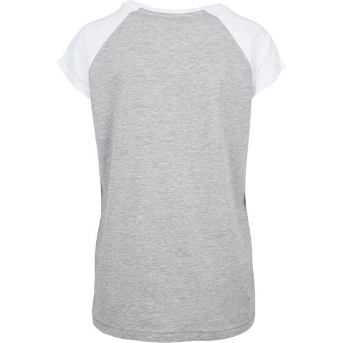 Urban Classics Ladies Contrast Raglan Tee grey/white L