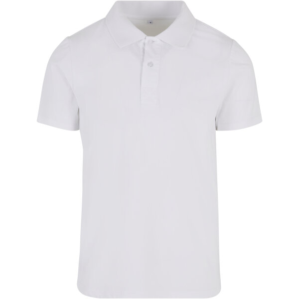 Build Your Brand Sorona Polo Tee white 5XL