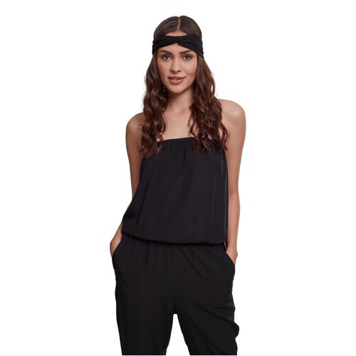 Urban Classics Ladies Viscose Bandeau Jumpsuit black XS