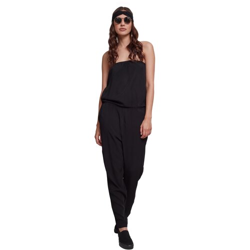 Urban Classics Ladies Viscose Bandeau Jumpsuit black XS