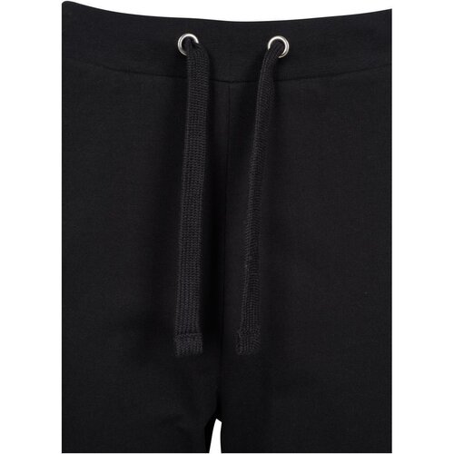 Urban Classics Ladies Open Edge Terry Turn Up Pants black 3XL