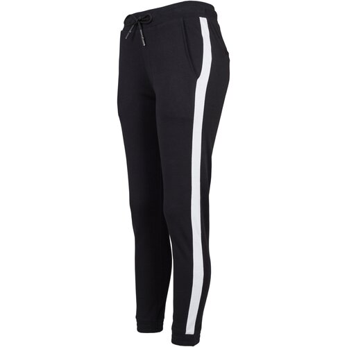 Urban Classics Ladies Interlock Jogpants black/white L