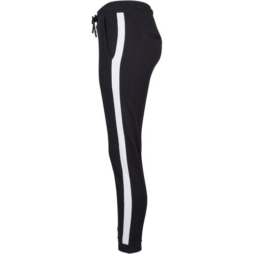 Urban Classics Ladies Interlock Jogpants black/white L