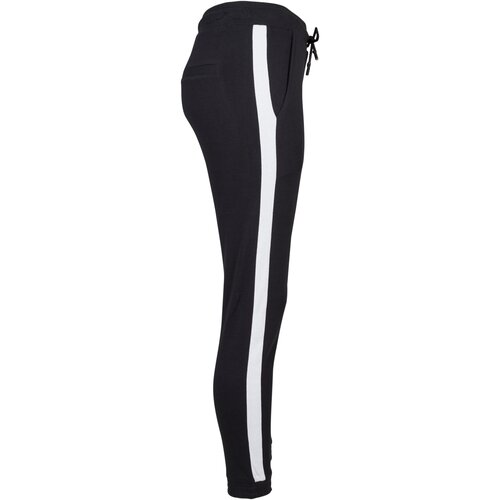 Urban Classics Ladies Interlock Jogpants black/white L