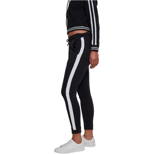 Urban Classics Ladies Interlock Jogpants black/white L