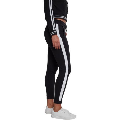 Urban Classics Ladies Interlock Jogpants black/white L