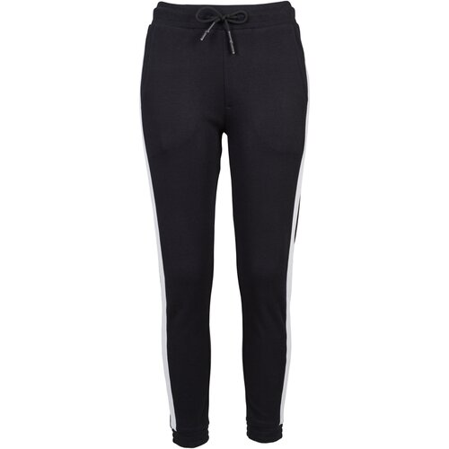 Urban Classics Ladies Interlock Jogpants black/white L