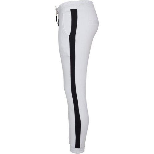 Urban Classics Ladies Interlock Jogpants white/black XL