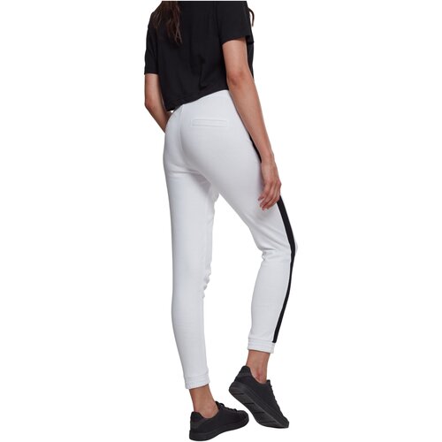 Urban Classics Ladies Interlock Jogpants white/black XL