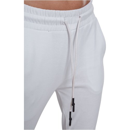 Urban Classics Ladies Interlock Jogpants white/black XL