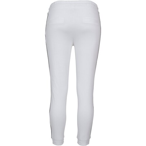 Urban Classics Ladies Interlock Jogpants white/black XL