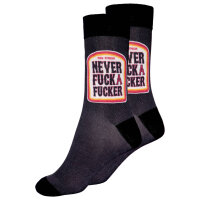 King Kerosin Herren Socken "Never Fuck a Fucker"