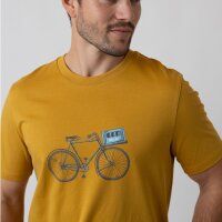 Bavarian Caps T-Shirt "Expresslieferdienst" - ocker