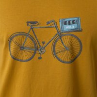 Bavarian Caps T-Shirt "Expresslieferdienst" - ocker