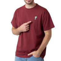 Bavarian Caps T-Shirt "Peanuts: Prost, Snoopy" - dunkelrot