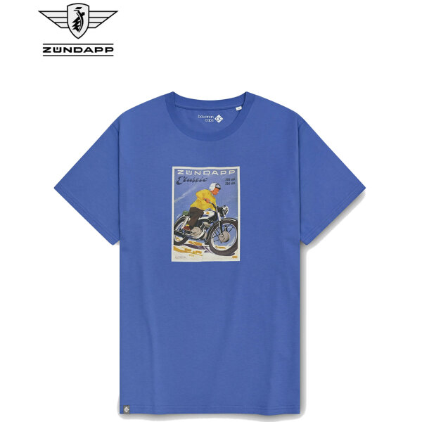 Bavarian Caps T-Shirt "Zündapp Elastic" - blau