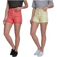 Urban Classics Ladies Highwaist Stretch Twill Shorts