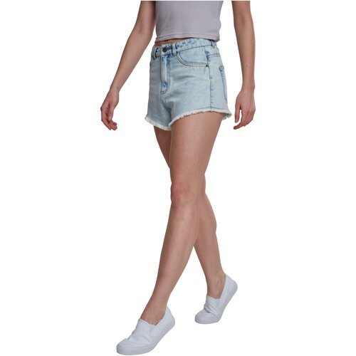 Urban Classics Ladies Denim Hotpants blue bleached 27