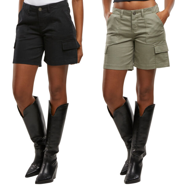 Urban Classics Ladies Cotton Cargo Shorts