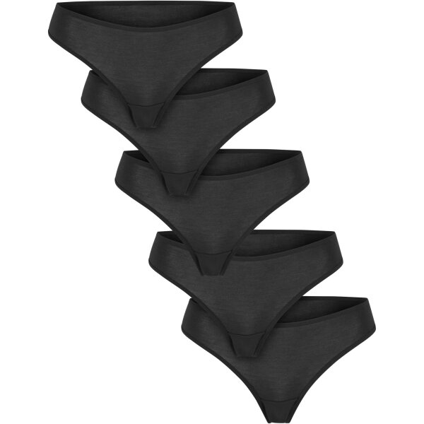 Urban Classics Ladies Bamboo Tanga 5-Pack