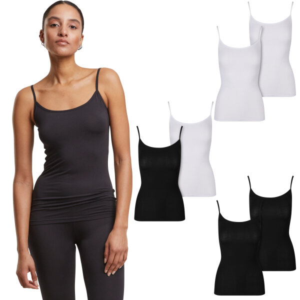 Urban Classics Ladies Bamboo Tank Top 2-Pack