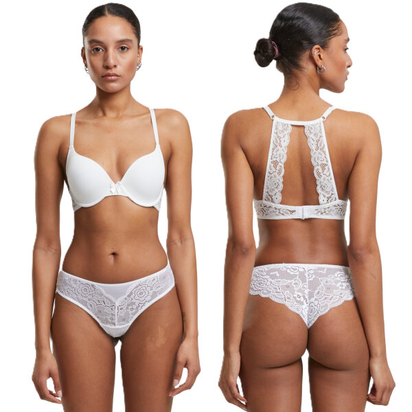 Urban Classics Ladies Padded Bra with Lace at Back
