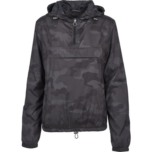 Urban Classics Ladies Camo Pull Over Jacket darkcamo M