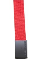 Urban Classics Canvas Belt cityred/black one size