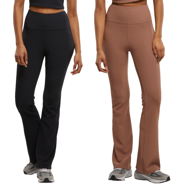 Urban Classics Ladies Flared Leggings Rib