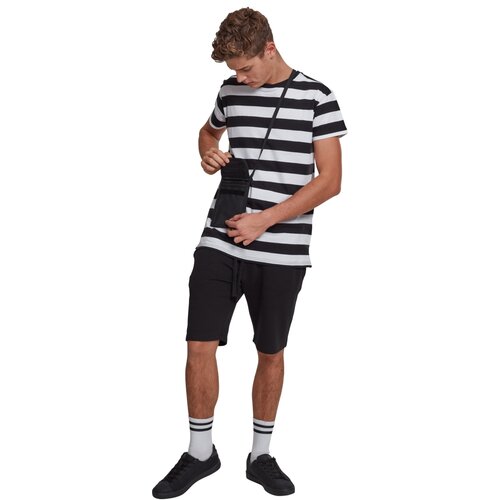 Urban Classics Block Stripe Tee blk/wht XXL