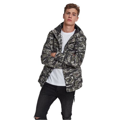 Urban Classics Tiger Camo Cotton Jacket olive/blk/wht M