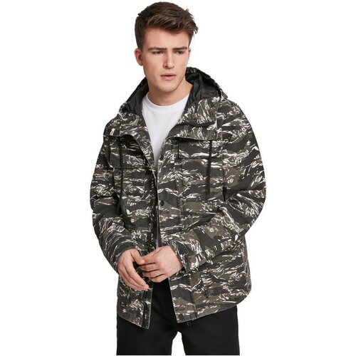 Urban Classics Tiger Camo Cotton Jacket olive/blk/wht M