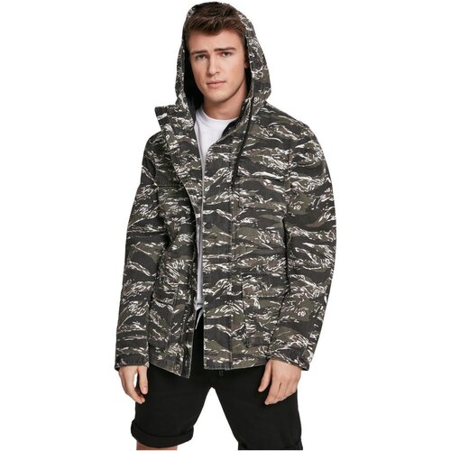 Urban Classics Tiger Camo Cotton Jacket olive/blk/wht M