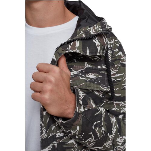 Urban Classics Tiger Camo Cotton Jacket olive/blk/wht M