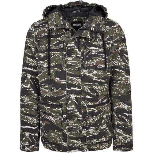 Urban Classics Tiger Camo Cotton Jacket olive/blk/wht M