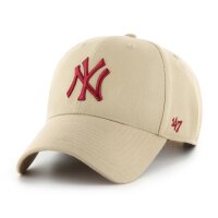 47 Brand Cap MLB New York Yankees MVP Snapback 47 MVP Khaki