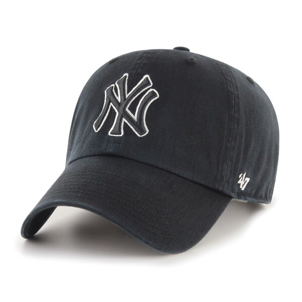 47 Brand Cap MLB New York Yankees 47 CLEAN UP Black (BKA)