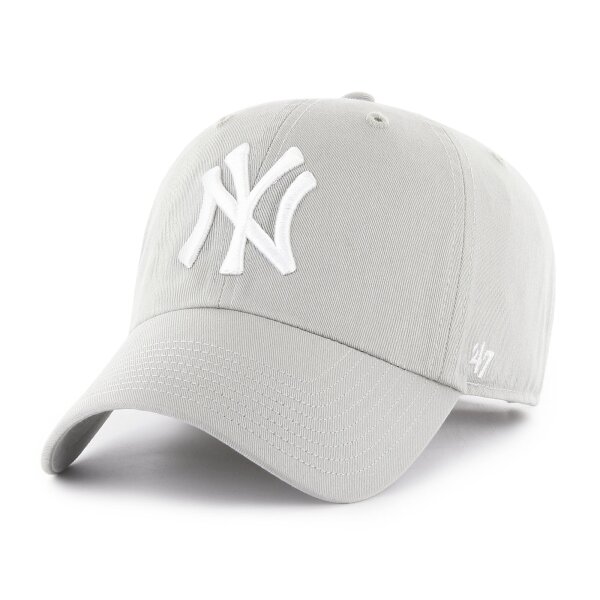 47 Brand Cap MLB New York Yankees 47 CLEAN UP Grey (GY)